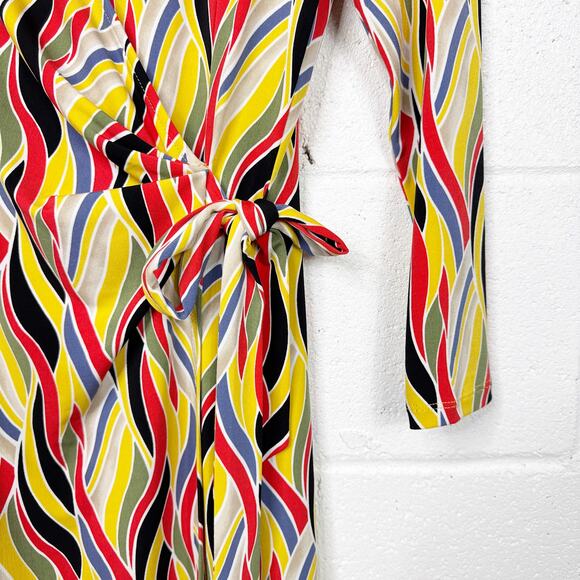 Anne Klein Retro Wrap Dress - Picture 5 of 8